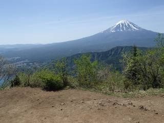毛無山から富士山の展望
